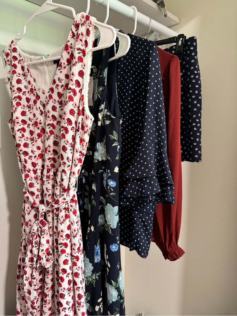 Ann Taylor Bundle- 2 dresses, 2 blouses, 1 shorts